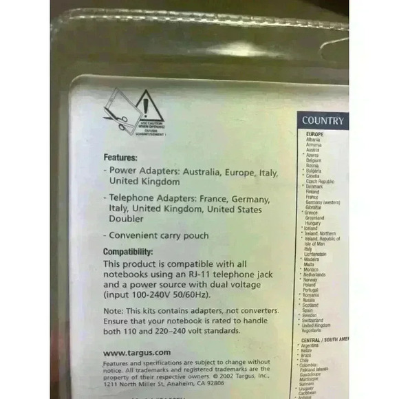 Targus Mini International Power and phone adaptors - Picture 4 of 8